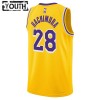 Dres Los Angeles Lakers Rui Hachimura 28 Nike 2022-23 Icon Edition Zlato Swingman - Dječji